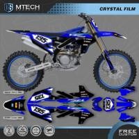 ราคา DSMTECH Custom Team Motorcycle Graphics Backgrounds Decals Stickers Kits For YAMAHA YZF450 2023-202 (56506537484)