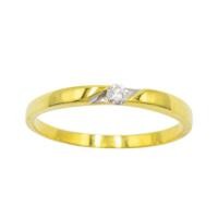 ราคา Happy Jewelry แหวนเพชรเม็ดเดี่ยวแบบหนีบ เฉียง เล็ก แหวนชาย แหวนหญิง ME533 (57358267848)