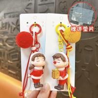 ราคา Creative Christmas คู่ตุ๊กตาพวงกุญแจคู่คริสต์มาสของขวัญพวงกุญแจรถจี้กระเป๋านักเรียนจี้วันหยุดของขวัญเล็กๆ (56351198692)
