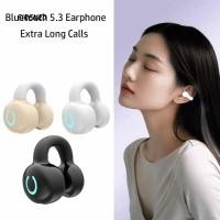 ราคา อีเรน0 หูฟังคลิปหู,การนํากระดูกโทรยาวพิเศษทั่วไปบลูทูธ5.3หูฟัง,หูเดียวไฮไฟสเตอริโอหูคลิปบลูทูธชุดหูฟังไร้สายสําหรั (49656317744)