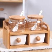 ราคา ชุดใส่เครื่องปรุง ที่ใส่เครื่องปรุง เครื่องเทศ Seasoning jar set ✅พร้อมส่งจากไทย (27070903743)