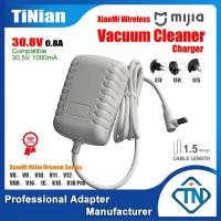 ราคา 30.8V 0.8A 30.5V 31V 1A เครื่องชาร์จอะแดปเตอร์ AC/DC สำหรับ Xiaomi 1C Dreame V9 V10 V11 V12 V9B P10 Pro T10 T20 G9 G10 G20 Max เครื่องดูดฝุ่นไร้สายแบบใช้มือถือ (53453285371)