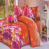ราคา ผ้าปูที่นอน 3D Motif Orange Orchid - King Size - 180x200x20cm (28590369090)