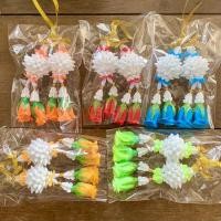 ราคา พวงมาลัยตุ้มสองชาย พวงมาลัยห้อยหน้ารถ พวงมาลัยพลาสติก (6088412642)
