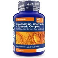 ราคา Zipvit Glucosamine and Chondroitin ขมิ้นกับ C Rosehip Ginger & Zinc 90 แคปซูล (40729956963)