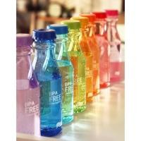 ราคา ขวดน้ำดื่มพกพา ขวดน้ำดีไซน์เก๋ 550ml BPA Free100% (123248789)