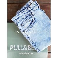 ราคา [ใหม่][ใหม่] Pull&Bear Basic Carrot Jeans สีฟ้าอ่อน Washed Out (41074564236)