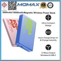 ราคา Momax Magnetic Power Bank 5000mAh 10000mAh 1-Power Pass Wireless Powerbank (29275830741)