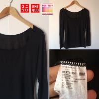 ราคา Uniqlo heattech ลองจอนสีดำ (4616317356)