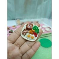 ราคา โมเดลงานปั้นดินจิ๋วอาหารเช้า (54353853768)