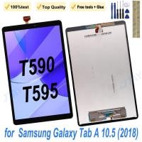 ราคา หน้าจอ LCD สําหรับ Samsung Galaxy Tab A 10.5 2018 SM- T590 T595 แท็บเล็ตจอแสดงผล Touch Screen Digitizer Assembly Replacement (53707719451)