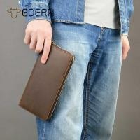ราคา ใหม่หนังแท้กระเป๋าสตางค์ผู้ชายยาวซิปกระเป๋าสตางค์ (27859156231)