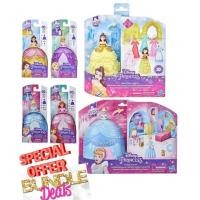 ราคา Disney Princess Belle, Cinderella, Rapunzel, Ariel Secret Styles Fashion Collection Doll Playset ตุ๊กตาเจ้าหญิง (20965556043)