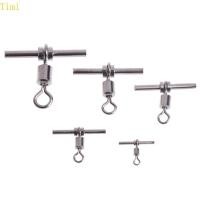 ราคา Timi 20 ชิ้น T-shape ตกปลา หมุนปลา Barrel Cross-line ทองเหลืองสำหรับหัวตกปลา Tackle (43605124469)