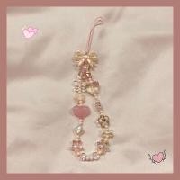 ราคา POMO - PS10 Pink Love Phone Strap / สายโทรศัพท์ริบบิ้นเกาหลี (49706512825)