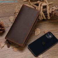 ราคา YETTIES คุณภาพสูงที่มี กระเป๋าสตางค์ใบยาว หนังแท้ คุ้มค่าาาาาาดีมาก องหนังทรงคลัทช์ใ กระเป๋าสตางค์ผู้ชายทรงยาว (54207437653)