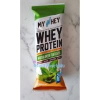 ราคา My Whey Protein Matcha greetea เวย์โปรตีนรสชาเขียวมัจฉะ แบ่งขายแบบซอง 49 g. (2267115875)