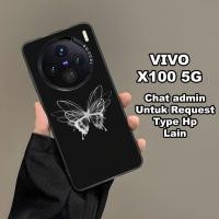 ราคา เคส HP สําหรับ VIVO X100 5G ผีเสื้อ motif/casing vivo x100 5g/ชาร์จ vivo x100 5g/silicon/ฟิล์มกันรอยโทรศัพท์ (28881975997)
