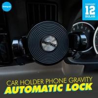 ราคา Remax Gravity Holder RM-C32 Automatic Lock HP Holder Official Warranty Car HP Holder / Phone Holder (29410057492)