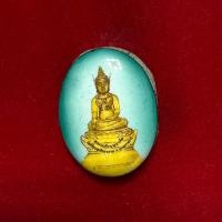ราคา พระแก้วบุษราคัม วัดศรีอุบลรัตนาราม จ.อุบลราชธานี สภาพสวยน่ารักคมชัดสีสวย ด้านหลังชนวนมวลสารเก่า (57107986272)