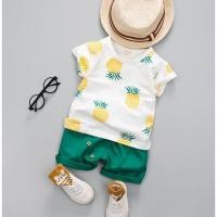 ราคา ชุดเด็กน่ารัก เสื้อแขนสั้น ลายสับปะรด พร้อมกางเกง สีเขียว (7726882971)