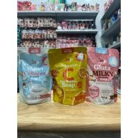 ราคา สบู่โจจิ gluta milky spa bubble soap (25845819463)