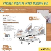 ราคา Caretek Hospital Ward Nursing Bed เตียงราวปีกนกสำหรับผู้ป่วยชนิดควบคุมด้วยไฟฟ้า 3 ไกร์ รุ่น M420-33 [4 Years Warranty] (42474046934)
