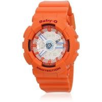 ราคา ลดเพิ่ม 330 ใส่โค้ด INCZ8H3 Casio Baby-G นาฬิกาข้อมือผู้หญิง สายเรซิ่น รุ่น BA-110SN-4ADR - Orange (4741362739)