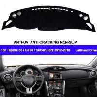 ราคา TAIJS Car Dashboard Cover Dash Mat Dash Pad Carpet Dashmat Anti-UV For Toyota 86 GT86 FT86 Subaru B (53556156940)