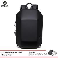 ราคา OZUKO Brand New Backpack Fashion Hardcase Anti Theft Laptop Bag Casual Waterproof Travel Men Women Bagpack (46904965353)