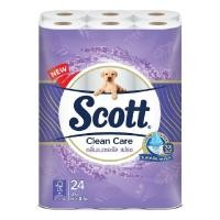 ราคา SCOTT กระดาษชำระ Clean Care กลิ่นเนเชอรัลเฟรช (แพ็ค 24 ม้วน) (18383783250)