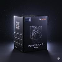 ราคา CPU AIR COOLER (พัดลมซีพียู) BE QUIET PURE ROCK 3 - BLACK สินค้าพร้อมส่ง (27091716371)