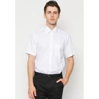 ราคา KEMEJA VAN HEUSEN เสื้อเชิ้ตแขนสั้นผู้ชายสีขาว - U-XJM203-N1 (3281197290)
