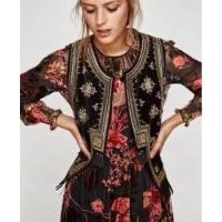 ราคา ZARA Embroidered vest x L เสื้อvest ปักเเน่นๆ สวยงาม อลังมาก งานสะสม Size L อก 40 ยาว 21 Code: 3163(7) (27205933144)