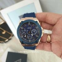 ราคา นาฬิกาชาย GUESS Legacy Quartz Blue Dial Men's Watch (3774271141)
