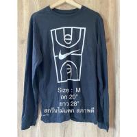 ราคา เสื้อยืดมือสอง แขนยาว Nike ไนกี้ dri-fit ใส่ออกกำลังกาย สภาพเดี เสื้อยืด มือสอง (12141565588)