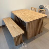 ราคา Iron Wood House มีขนาด MALI TABLE โต๊ะกินข้าว โต๊ะอาหารไม้ยางพารา โต๊ะทำงาน (25637283456)