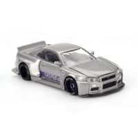 ราคา Mini GT x Kaido House KHMG143 1/64 Nissan Skyline GT-R R34 Kaido Works SHINJUKU V1 Diecast Scale รถรุ่น (27124495010)