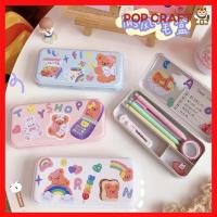 ราคา กล่องดินสอ PC Simple DIY Case Aesthetic Pencil Case Pencil Case / Pencil Case Picture KP07 (41664681074)