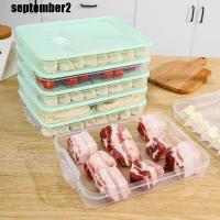 ราคา SEPEMBER Dumpling Box,พลาสติกMulti-Layer Wonton Fresh-Keeping Organizer,ปฏิบัติพร้อมฝาปิดแช่แข็งด่วนปิดผนึกอาหารไข่กล่องแช่แข็งตู้เย็น (47956762449)