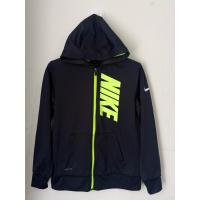 ราคา Nike Dri-FIT Hoodie (Zip-up) สีดำ-เขียวสะท้อนแสง (มือสอง) (55808214029)