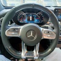 ราคา สําหรับ Mercedes Benz ABCE Class W177 W247 W213 W205 CLA GLB AMG 2019-2021 Hand-stitch ของแท้หนังพวงมาลัยรถ (42779812558)