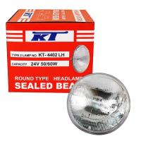 ราคา ไฟหน้า กลมเล็ก KT 24V 3 ขา (KT000044) โต 6 นิ้ว [48639101] (1ดวง) (20861229898)
