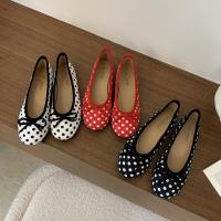 ราคา Soft Leather Wave Point Round Toe Flat Mules (ขนาด 35-39) (41452128403)