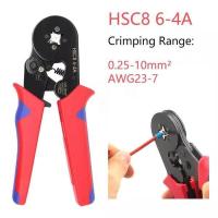 ราคา ชุดคีมย้ำหางปลากลม หางปลากลม HSC8 6-4A คีมย้ำหางปลาไฟฟ้า หางปลาสายไฟ คีมย้ำคอร์ดเอ็น คีมย้ำ หางปลาคอร์ดเอ็น (53807597274)