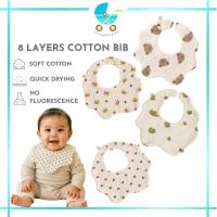 ราคา Bib Makan Baby Bib Bib Bib ผ้ากันเปื้อนเด็ก Baby Cotton Feeding Bib Baby Eating Cover Bip Baby Bip Baby Bibs Cotton 口水巾 (43057190096)