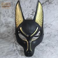 ราคา Tt 1 ชิ้นหมวกกันน็อคหมาป่าเครื่องแต่งกาย Party Show Prop โบราณอียิปต์หมาป่าคอสเพลย์ Face Mask ฮาโลวีนแฟนซีชุด mbn (44852999308)