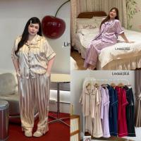 ราคา (LD) ชุดนอนผ้าซาติน สั้น-ยาว ผ้าใส่สบาย ดีไซน์ดูลูกคุณ (อก56“) สาวๆควรมีติดตู้ เสื้อผ้าสาวอวบอ้วน พลัสไซส์ ไซส์ใหญ่ (54550251437)