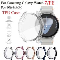 ราคา Tpu All-Around นาฬิกาสําหรับ Samsung Galaxy Watch 7 FE ชุบสําหรับ Samsung Galaxy Watch 7 FE 40 มม.44 มม.ป้องกันหน้าจออุปกรณ์เสริม (26926669899)