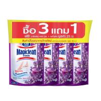 ราคา (ซื้อ3แถม1) Magiclean มาจิคลีน น้ำยาถูพื้น กลิ่น ลาเวนเดอร์ ชนิดถุงเติม 400 มล. น้ำยาทำความสะอาดพื้น มาจิคลีน (24731314532)